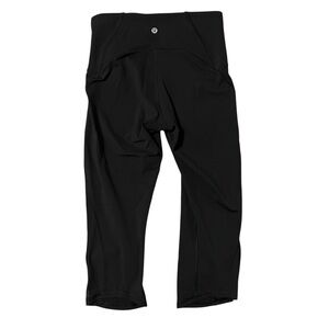 Size 6 Lululemon Train Times Crop 17” - Black